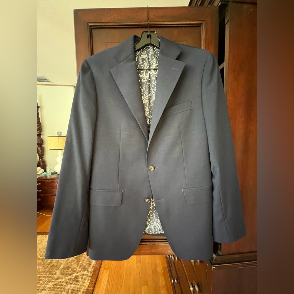 Atelier Munro Men's Designer Navy Blazer
